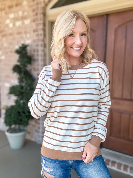 Serious Stripes Sweater