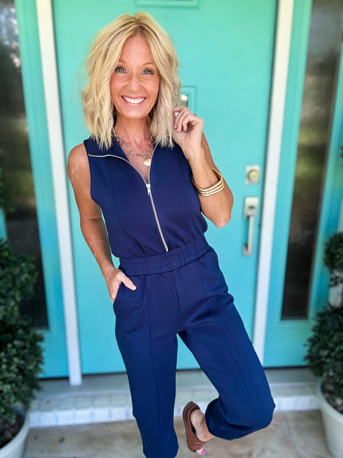 On The Move Scuba Jumpsuit