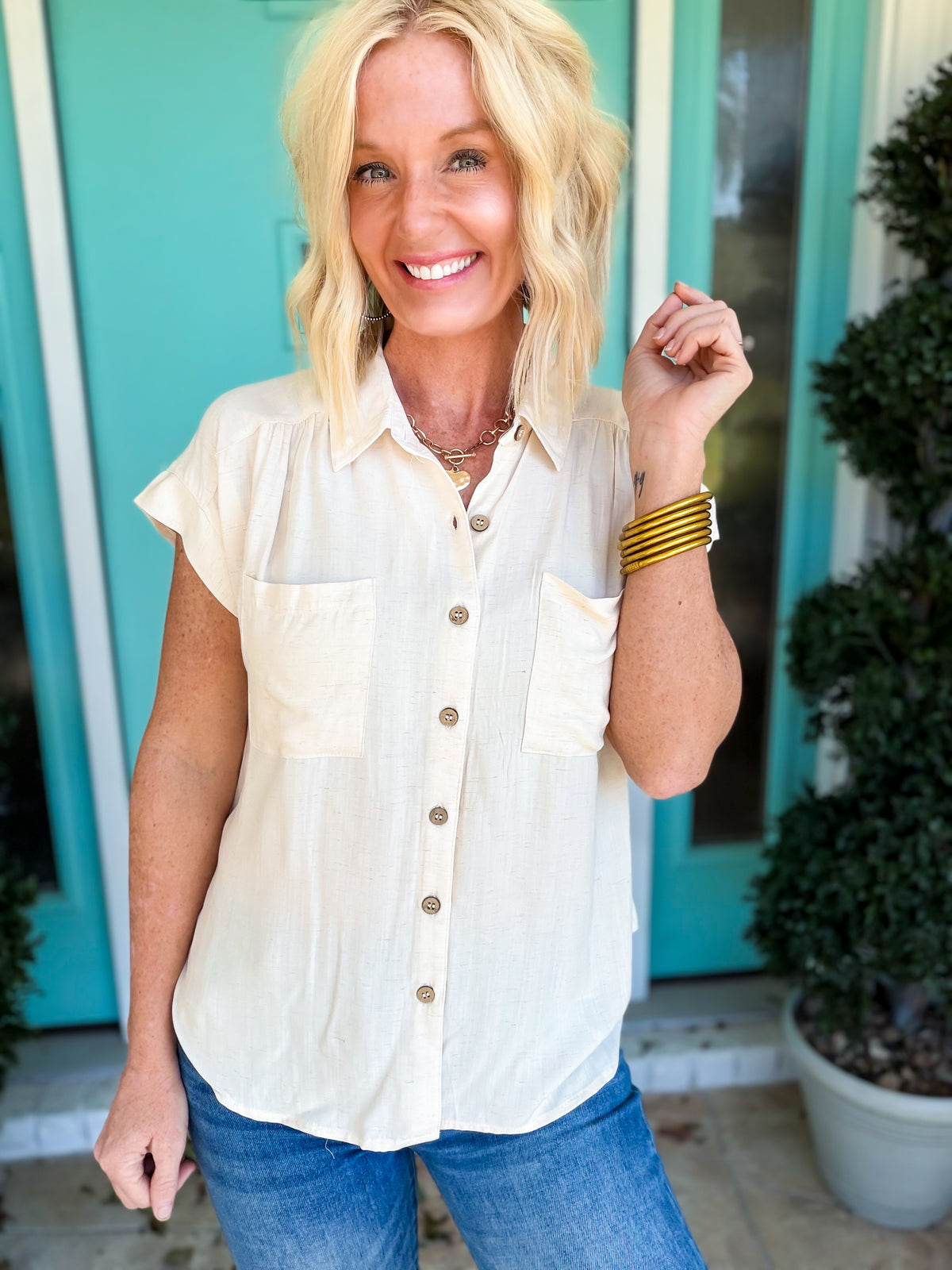 The Autumn Collared Tee