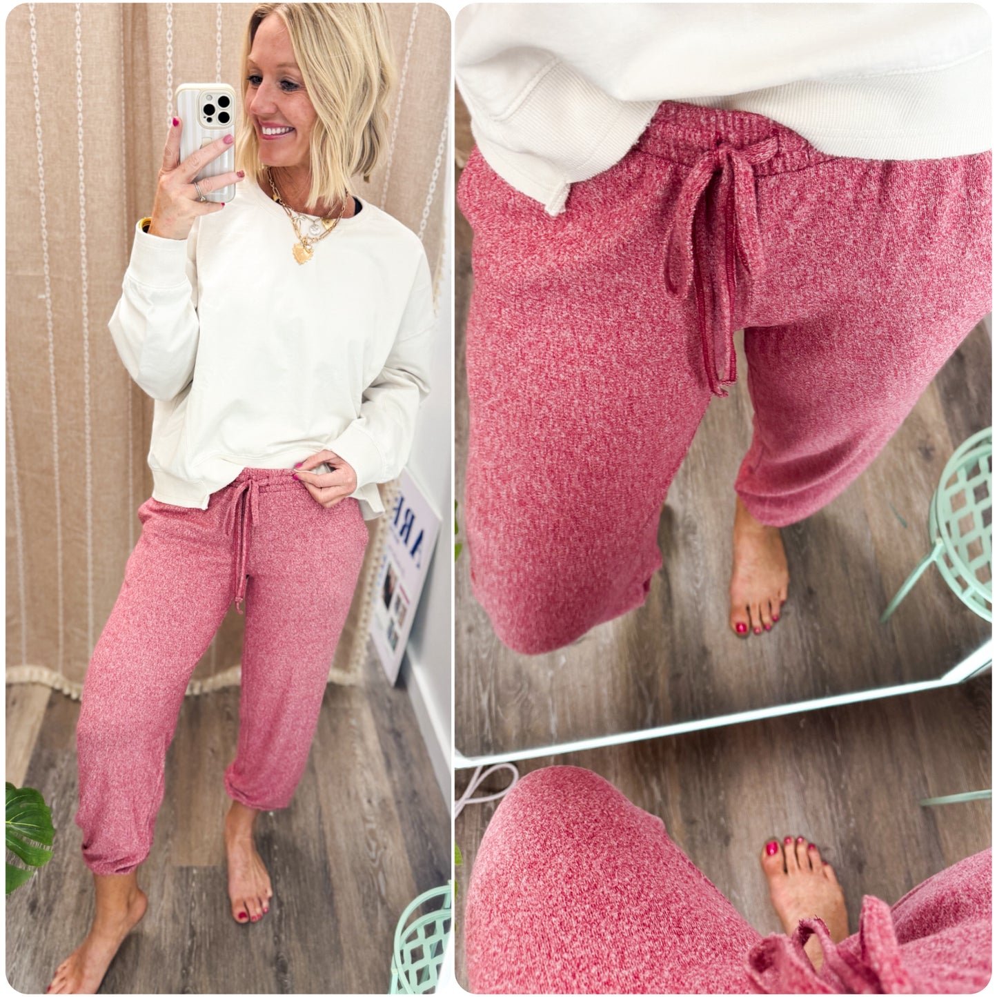 Soft Melange Joggers *Black Fri Deal*