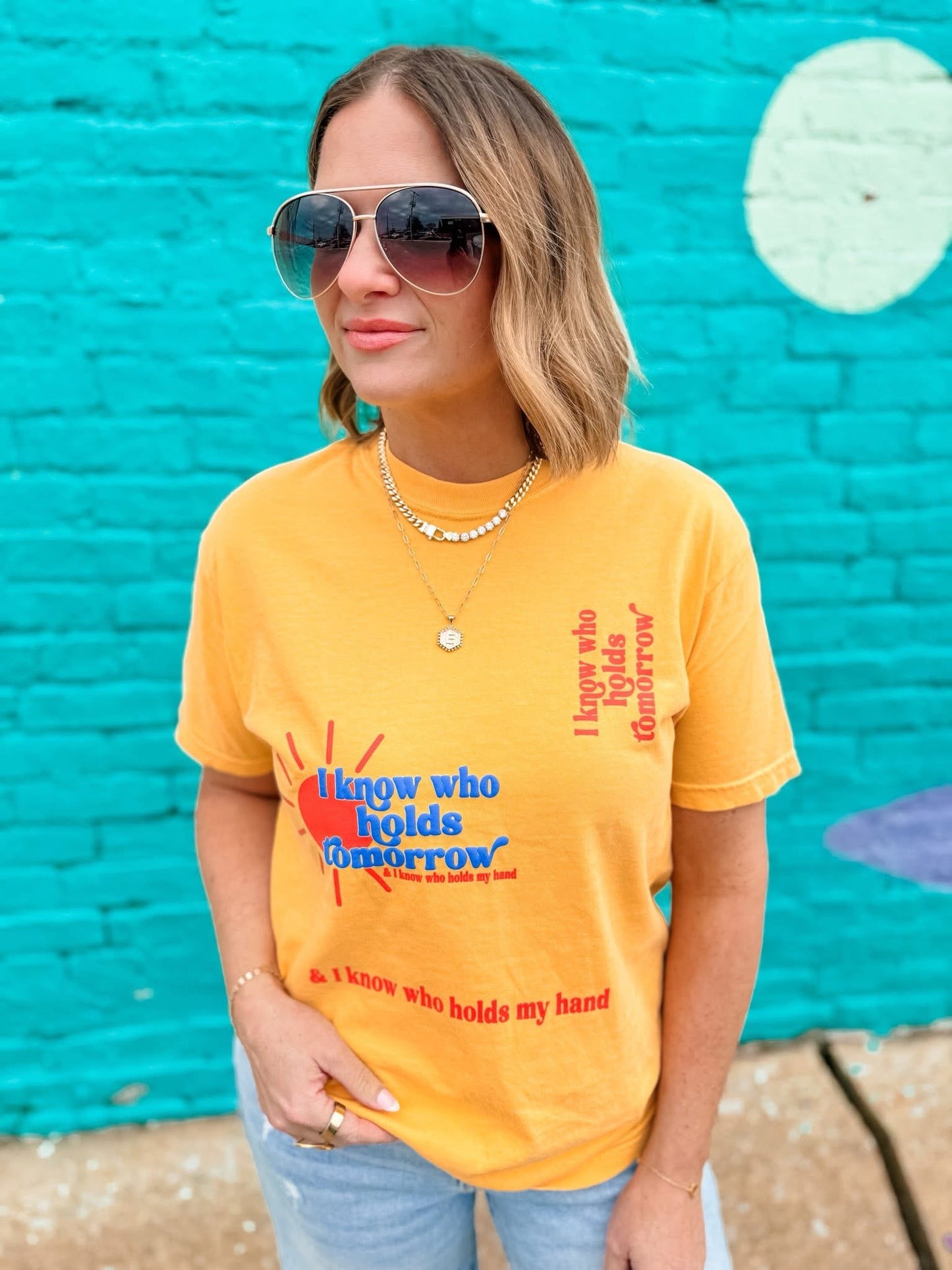 I Know Who Holds Tomorrow Tee