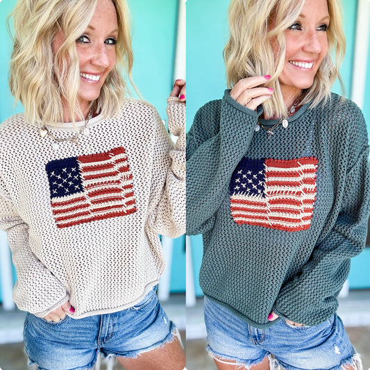 Backyard American Sweater