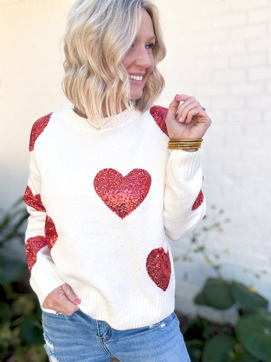 Sequin Love Sweater