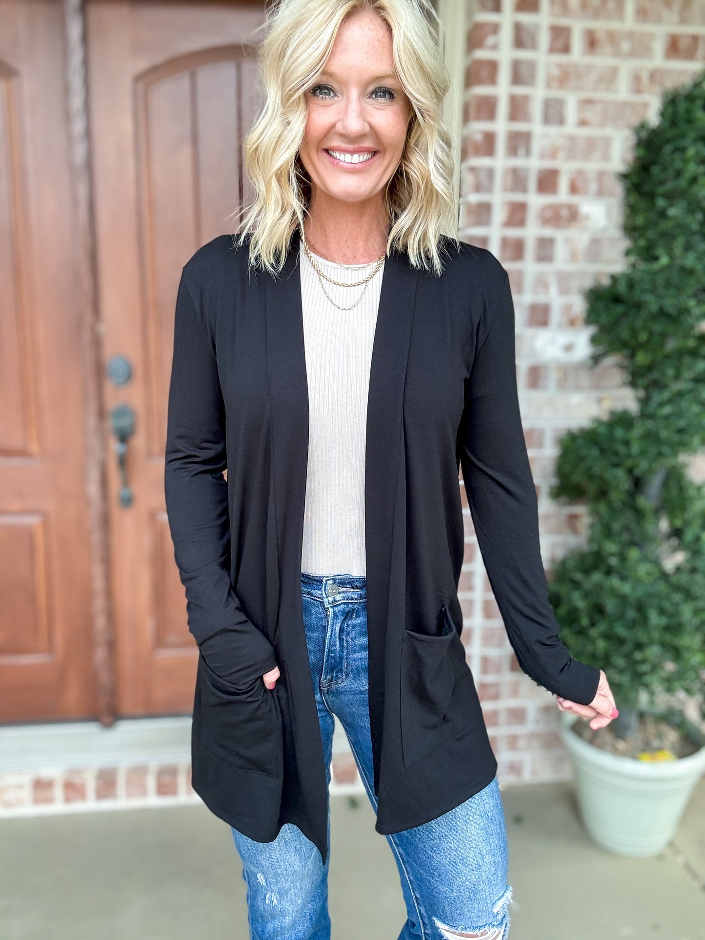 Saylor Slouchy Pocket Cardigan