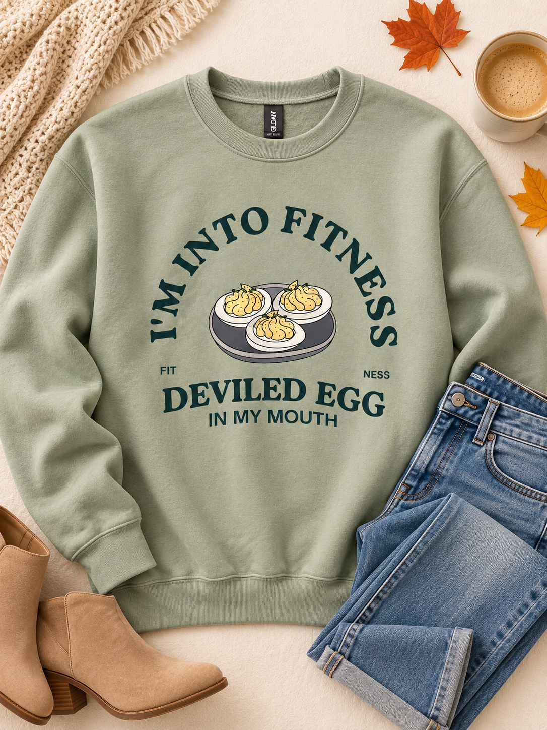 Fitness Deviled Egg Sweatshirt