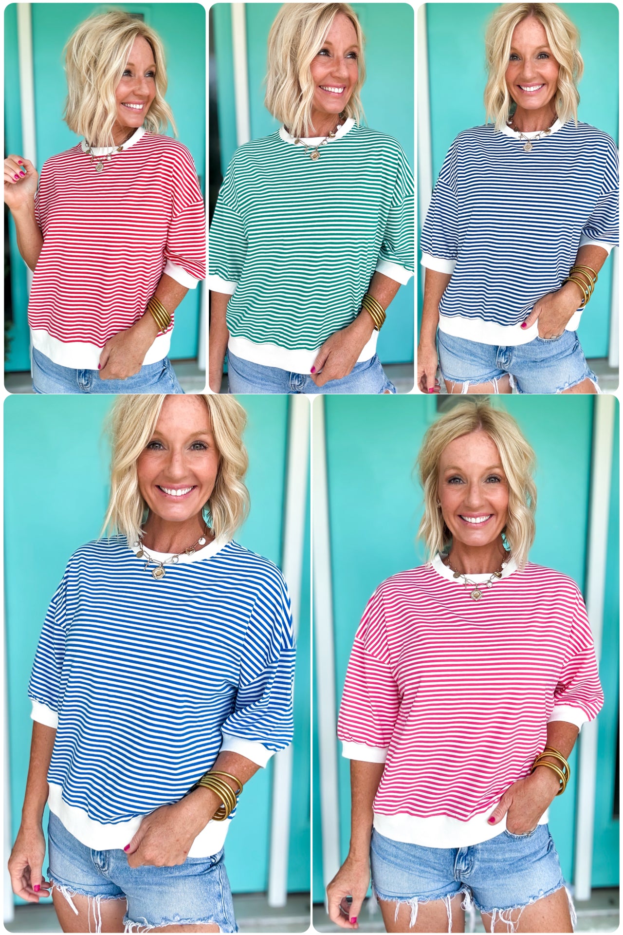Sweet Sailor Striped Top