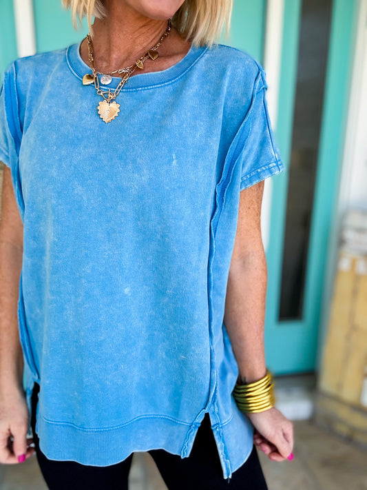 Sweet Tart Acid Washed Top