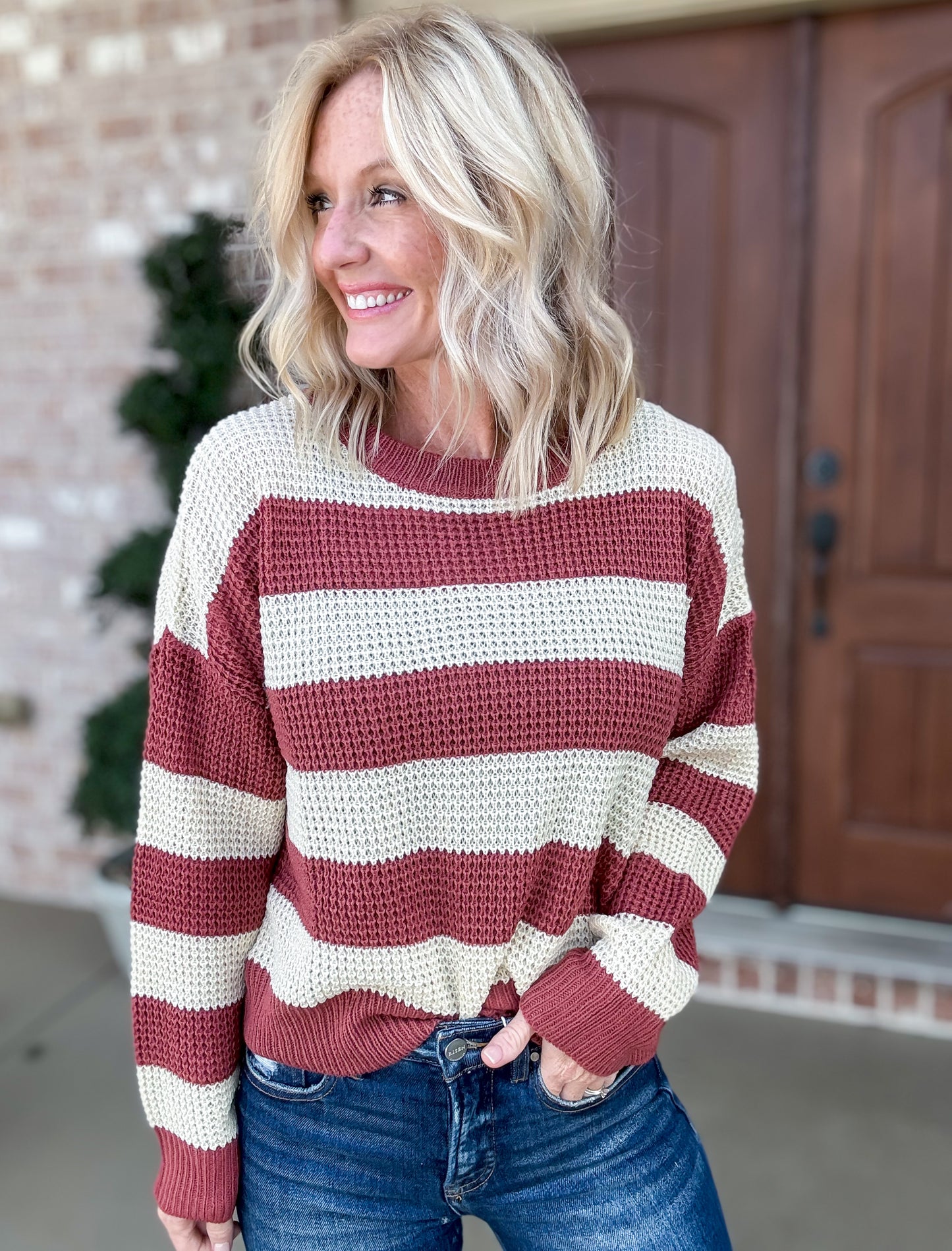 Timeless in Stripes Sweater