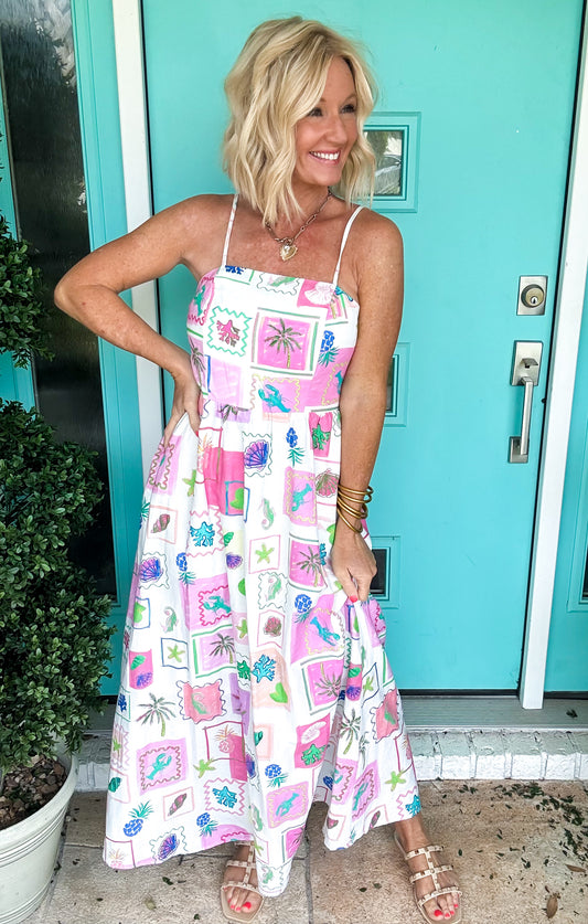 Postcard from Paradise Dress