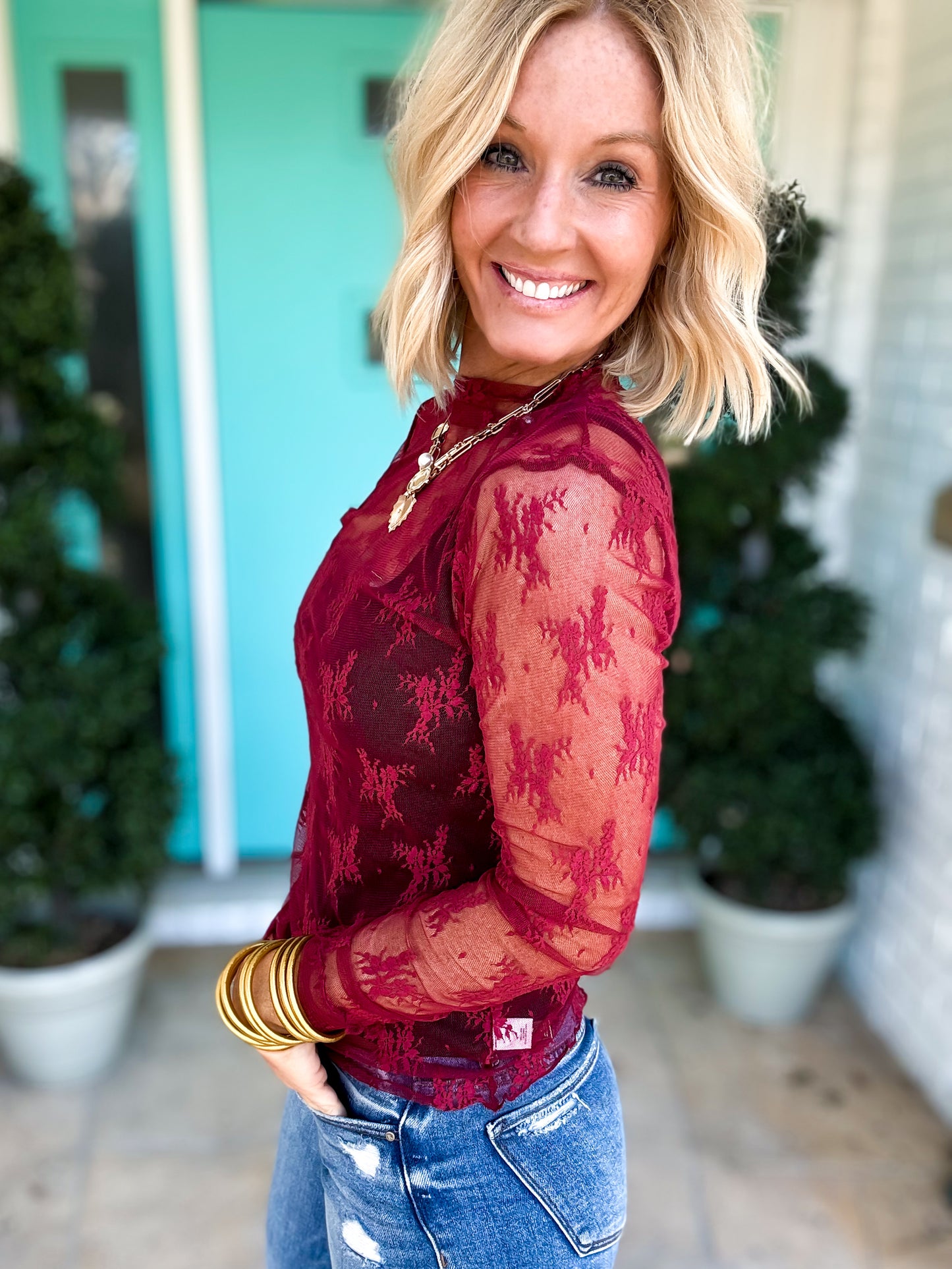 Soft Romance Lace Top