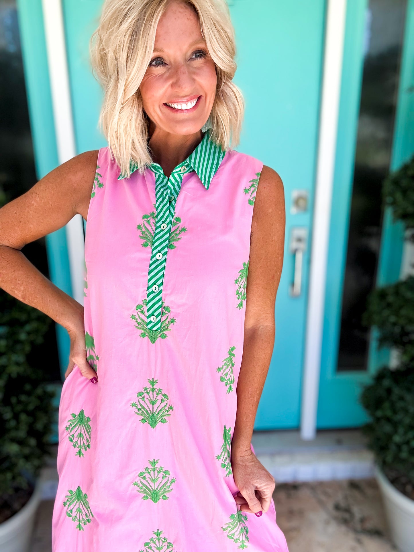 Garden Party Embroidered Dress