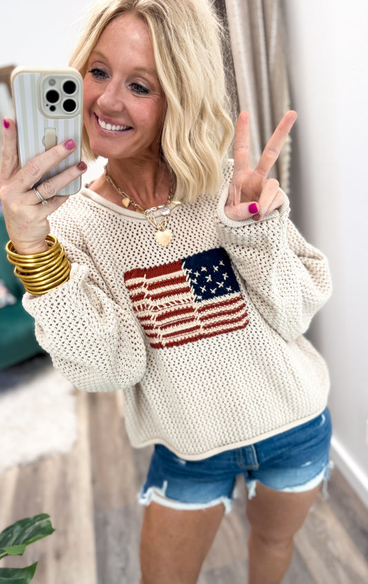 Backyard American Sweater