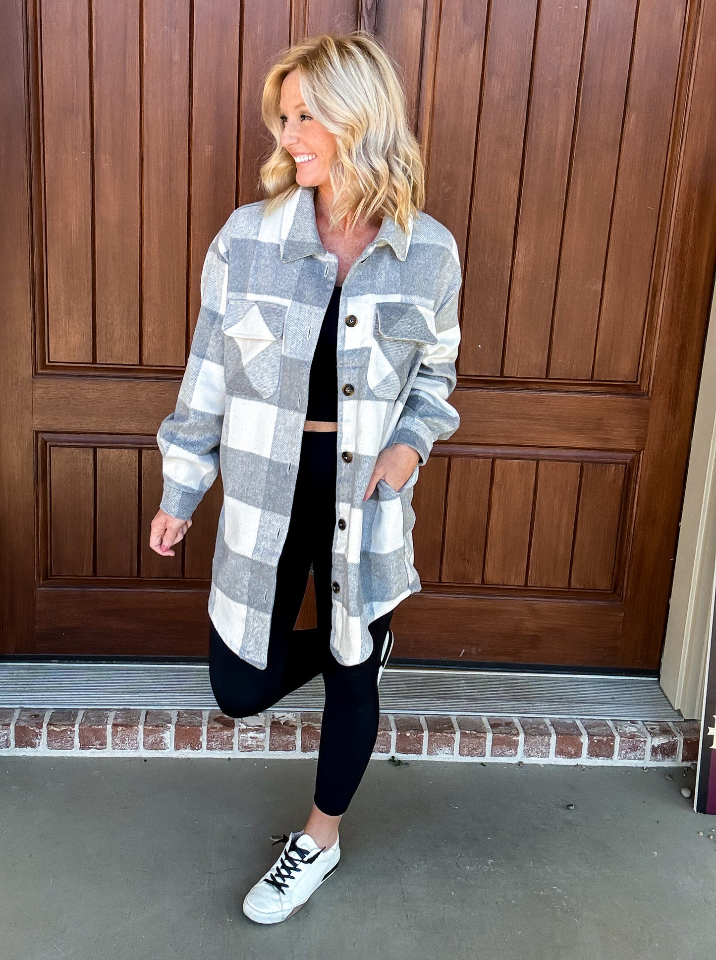 Trisha Trendy Plaid Shacket