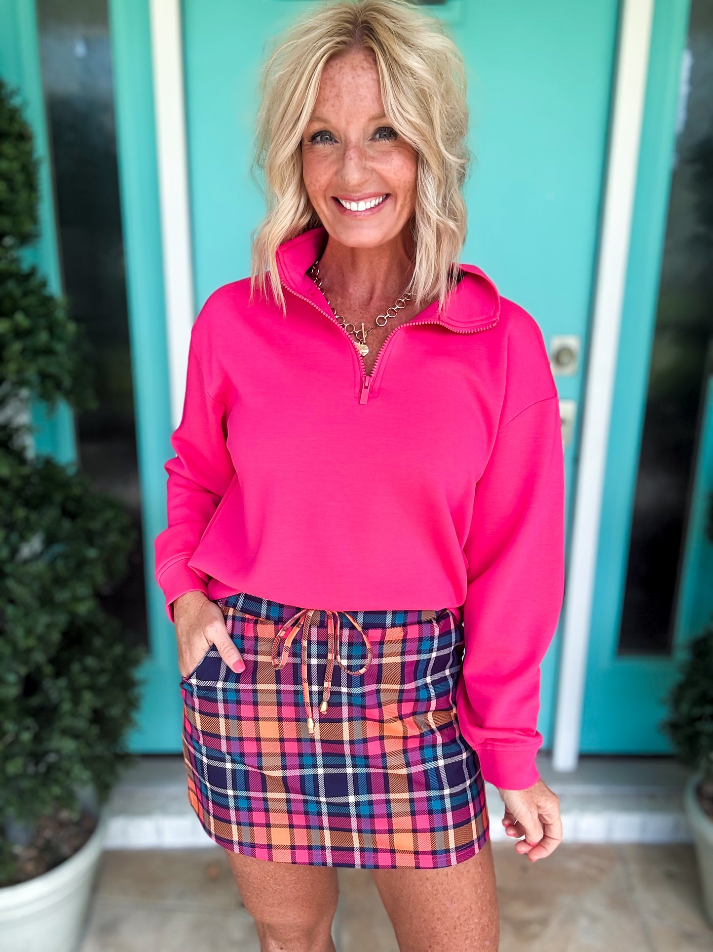 Plaid Party Skort