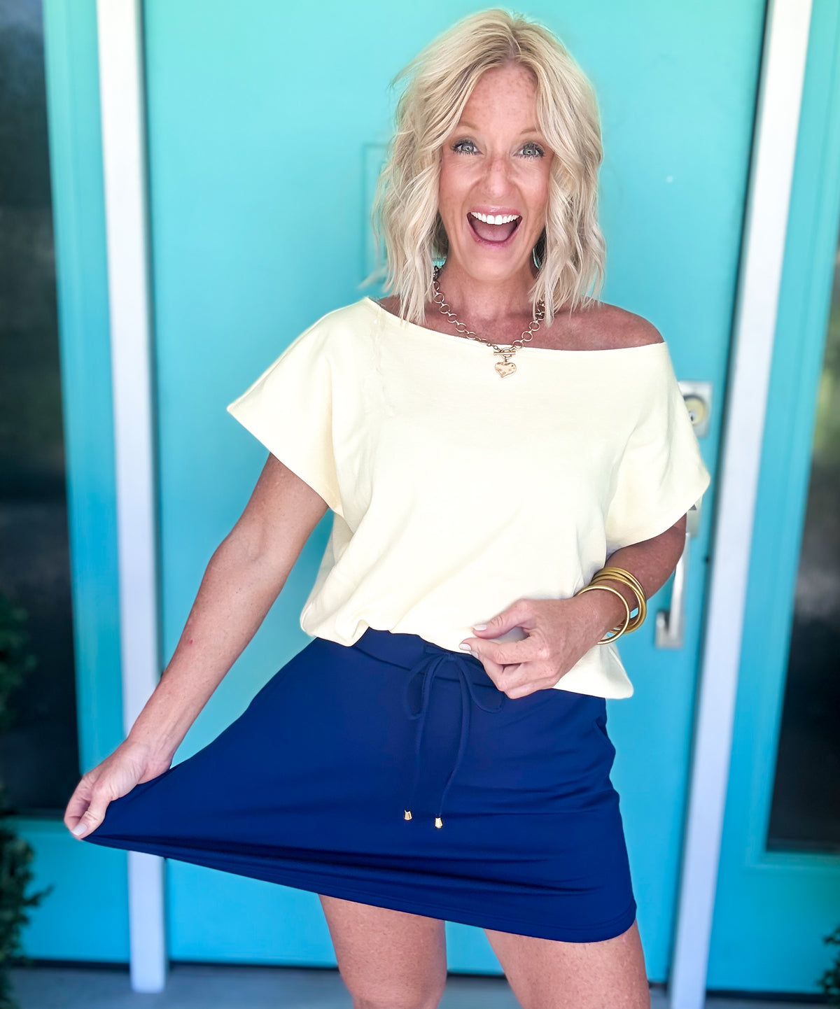 Navy Necessity Skort