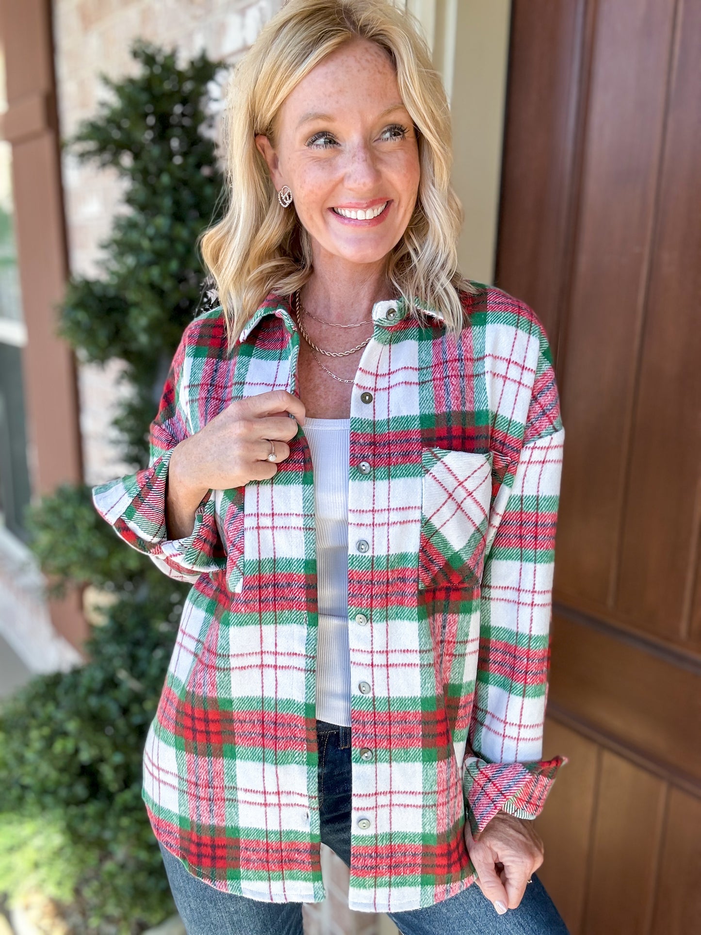 Winter Wonder Plaid Shacket