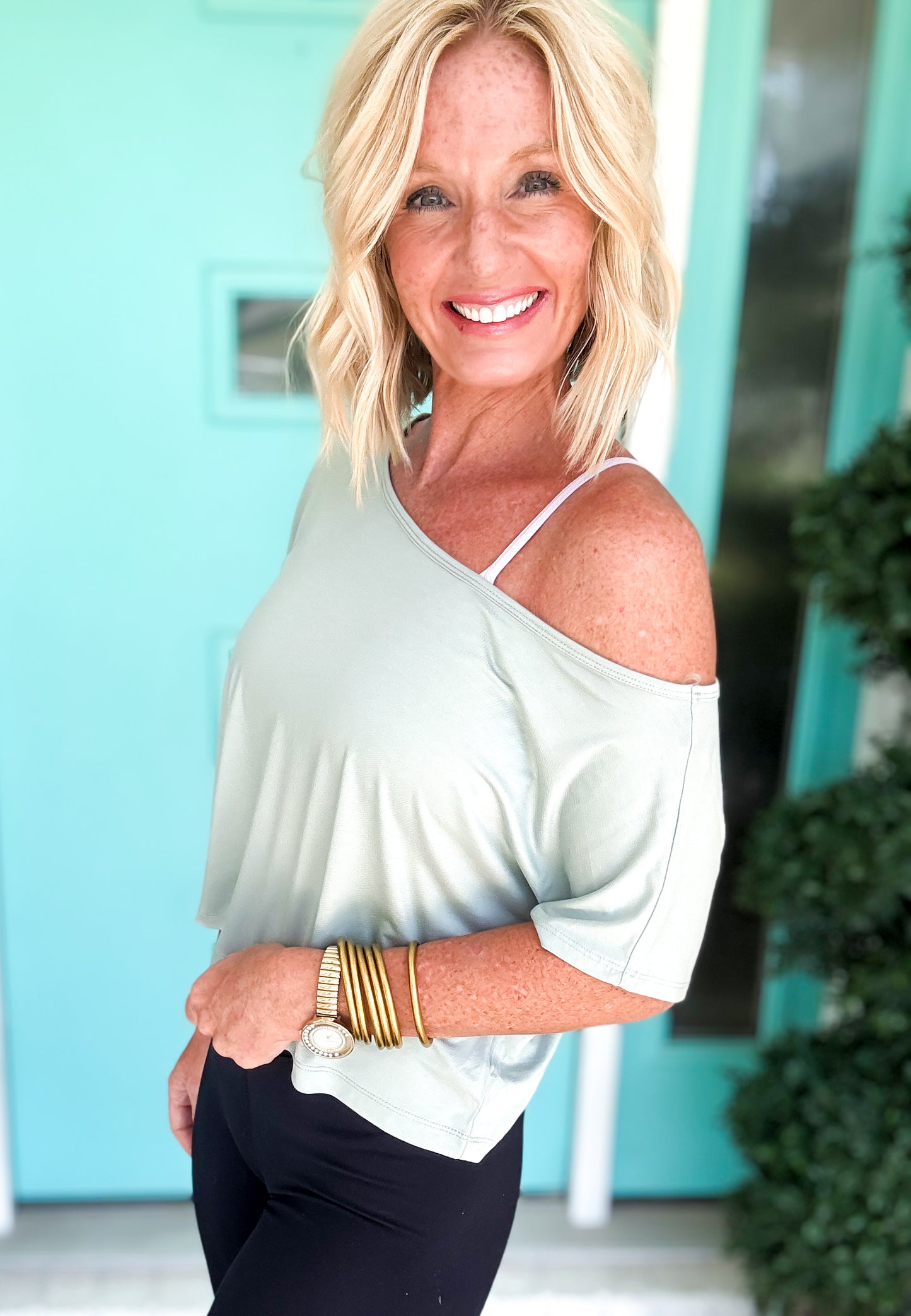 Easy Does It Off the Shoulder Top
