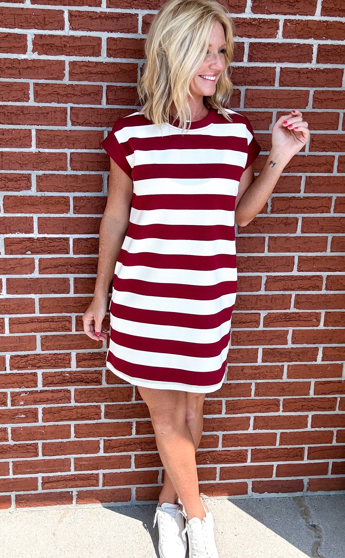 Someone Say Stripes Fall Dress