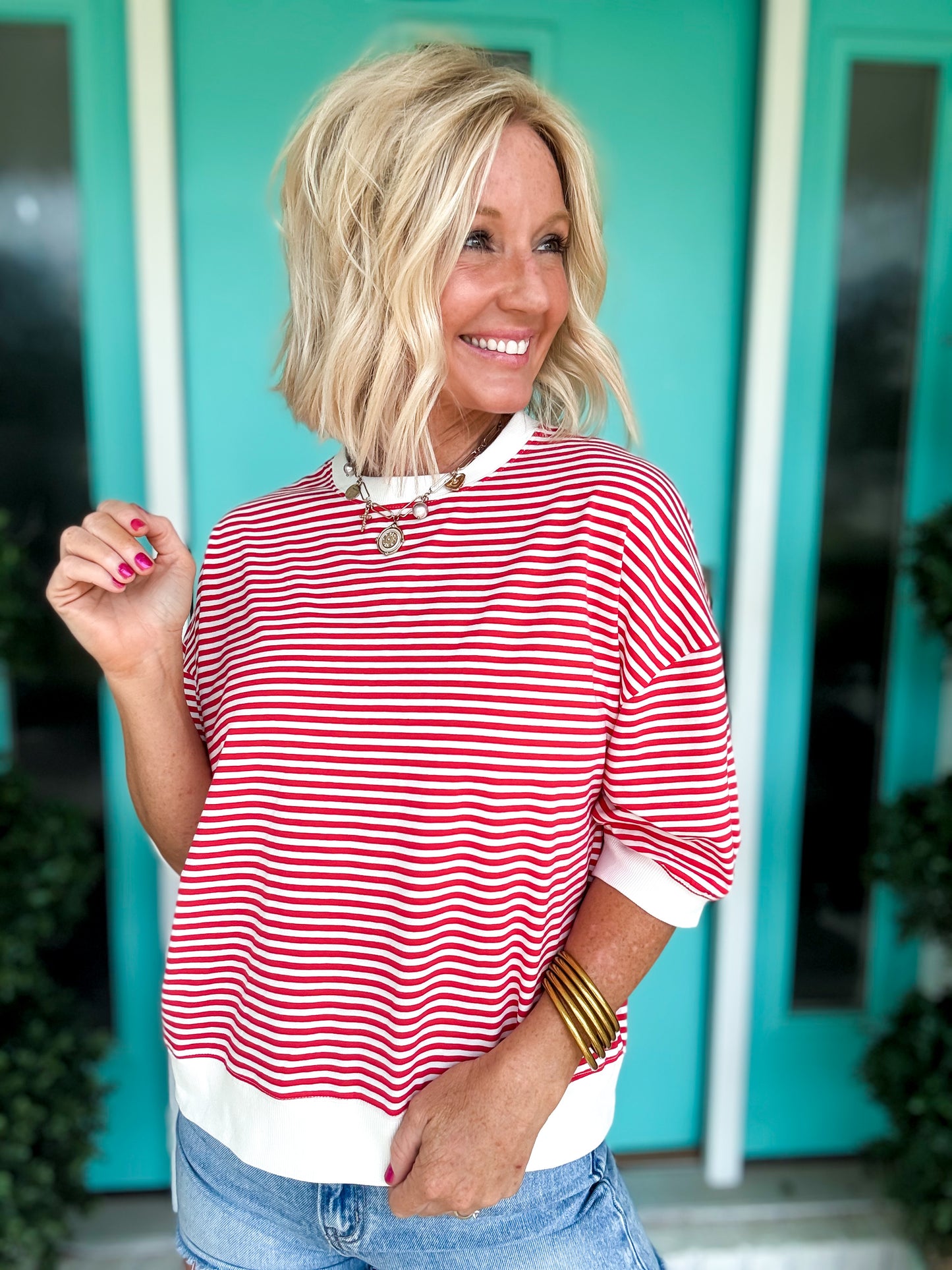 Sweet Sailor Striped Top