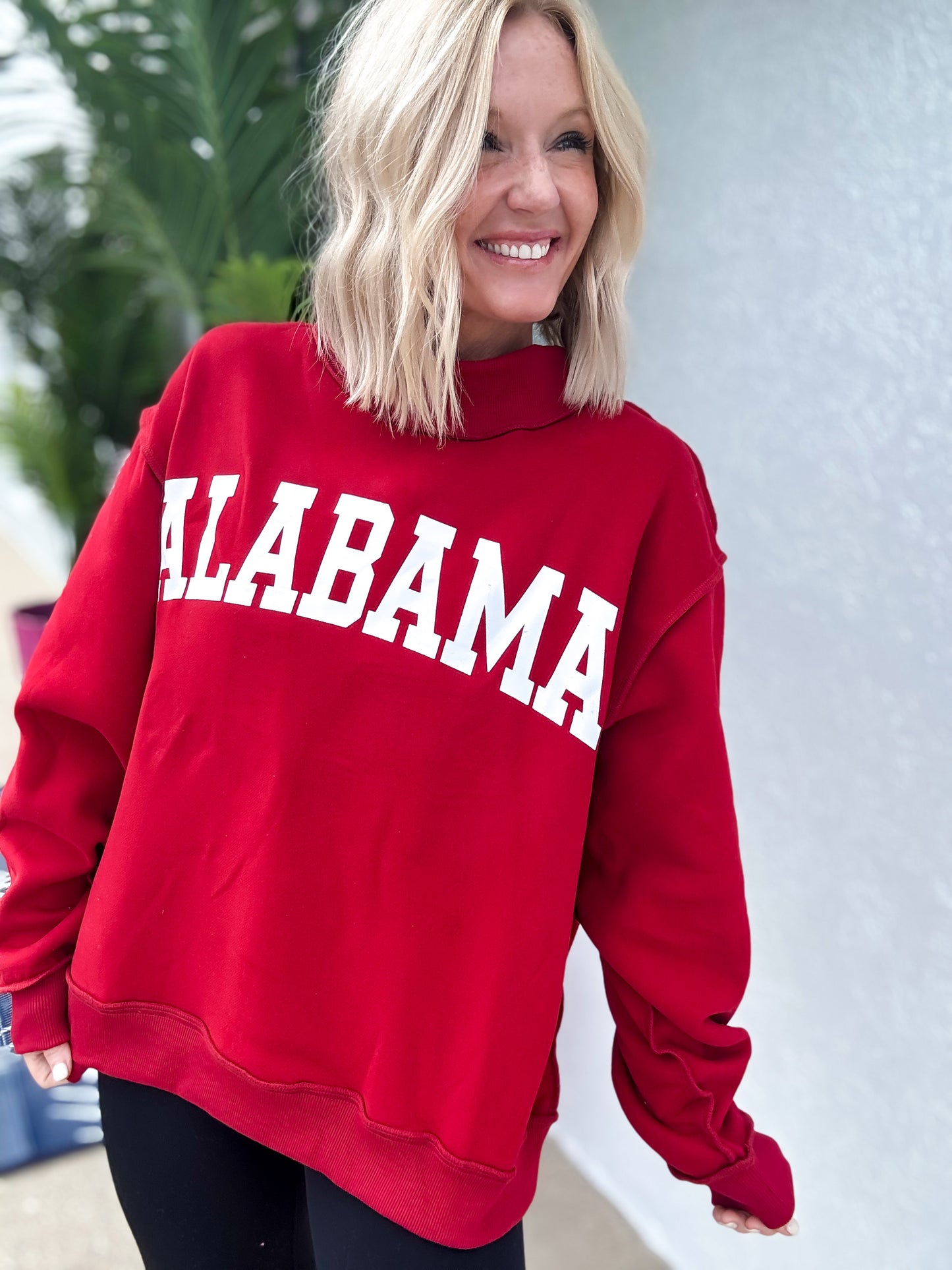 Alabama Reversible Mock Neck Sweatshirt