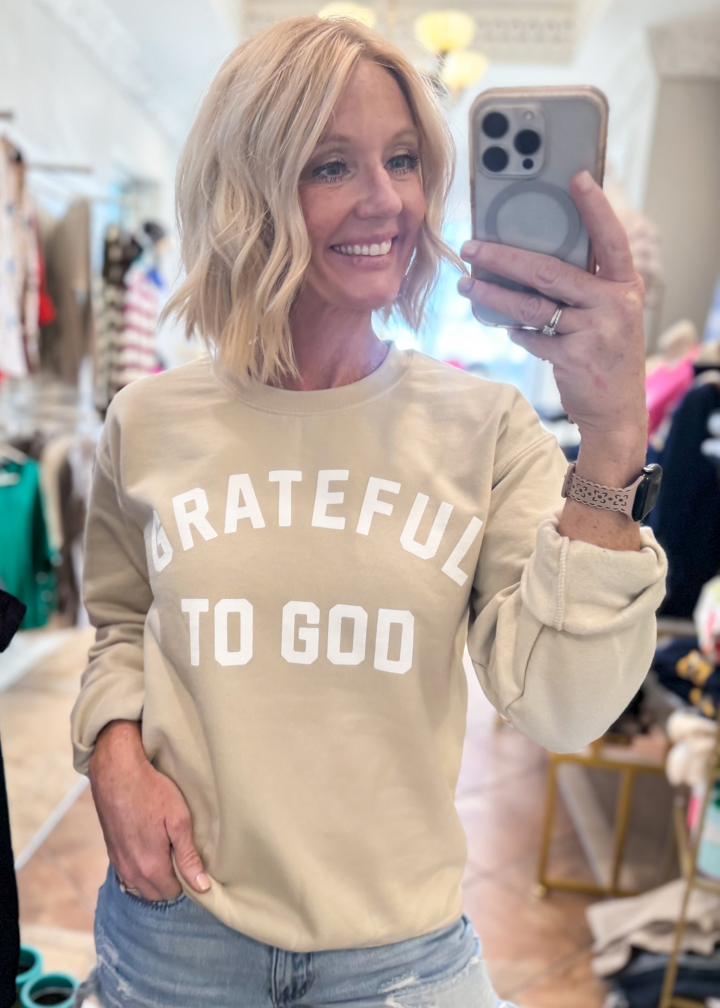 Grateful To God Sweatshirt