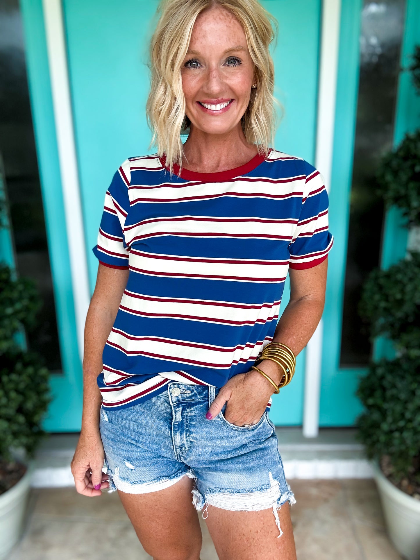Classic Cotton Stripe Top