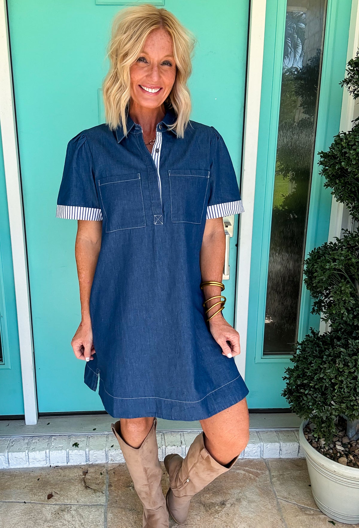 Denim Blues Dress