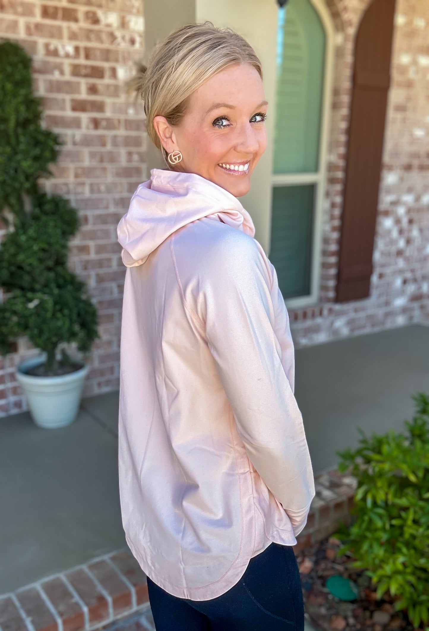 Mono B Hoodie -- Blush