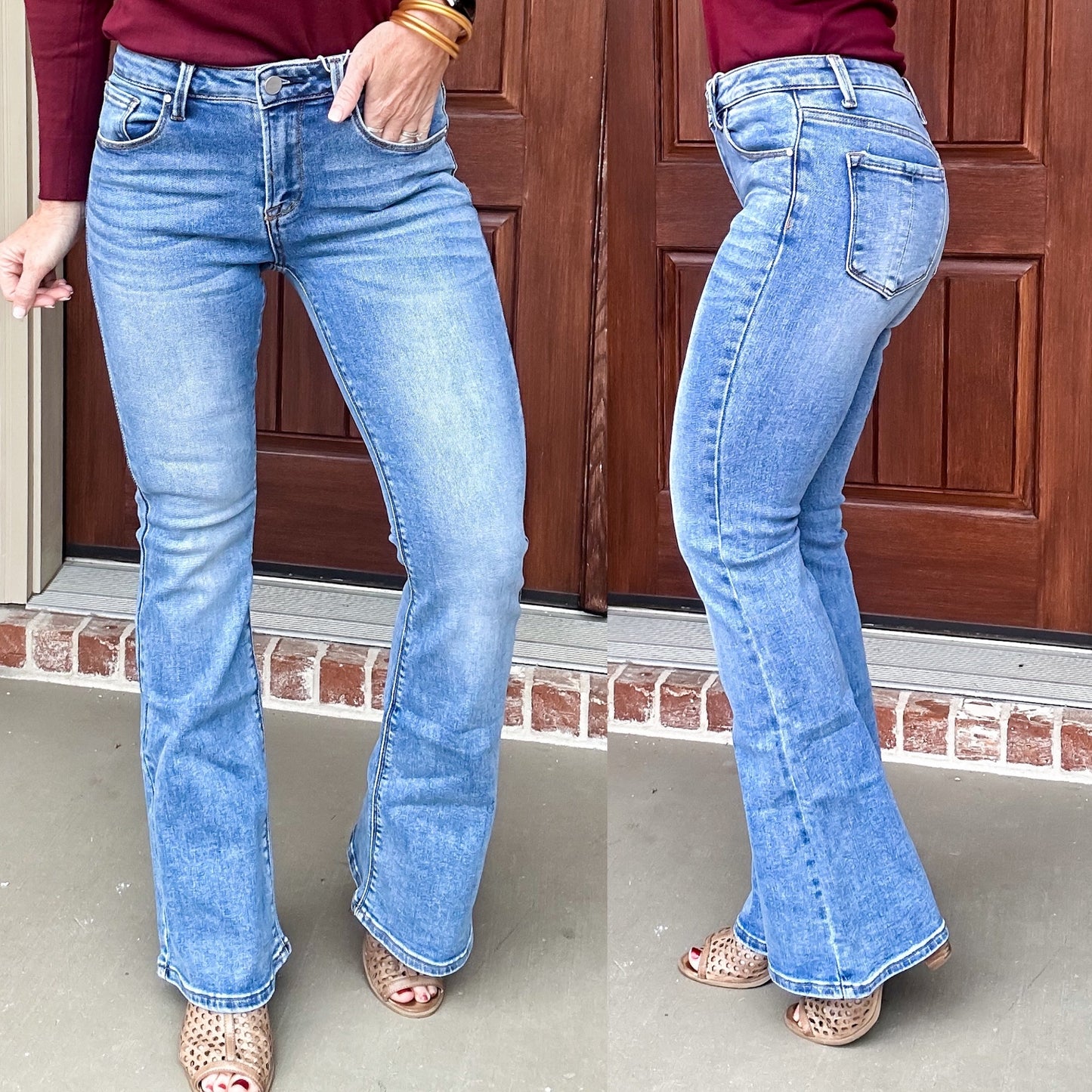 Ava Basic Flare Risen Jeans