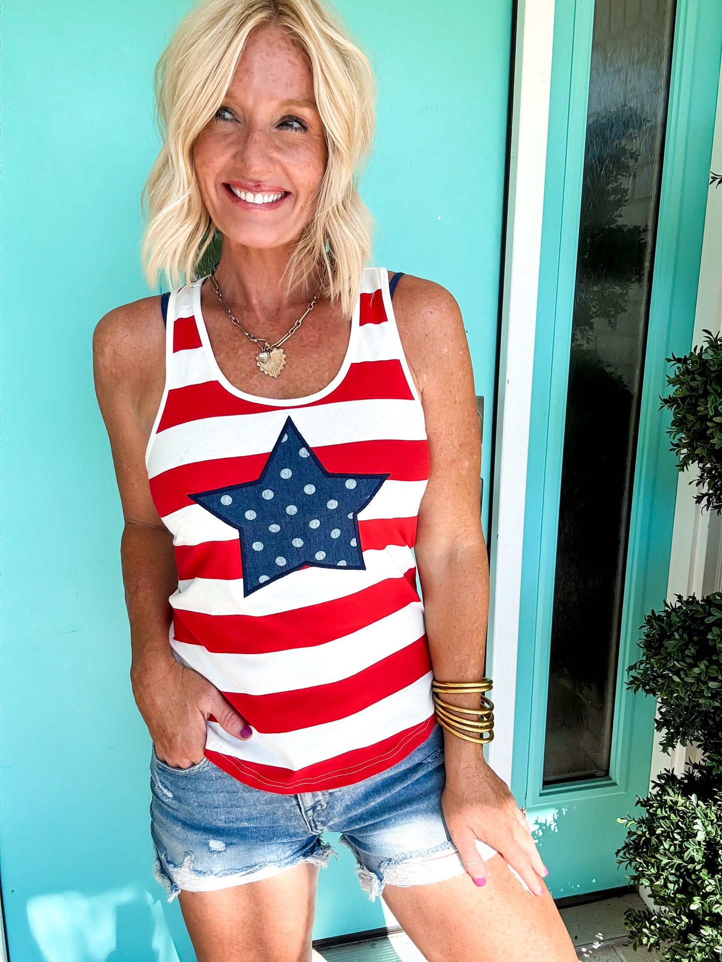 4th Of July Star Tank
