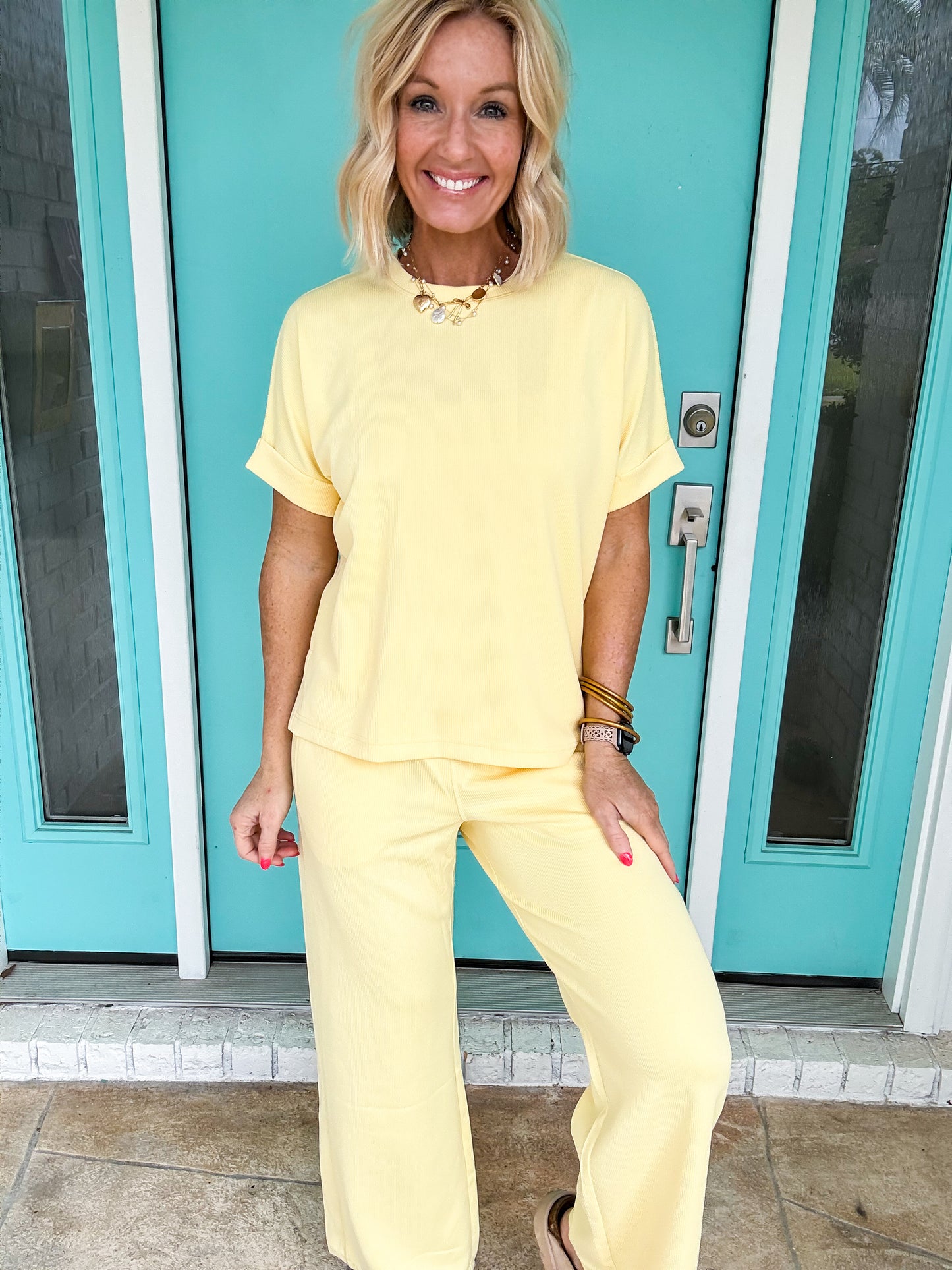 Ribbed Rush Luxe Pants by Mono B