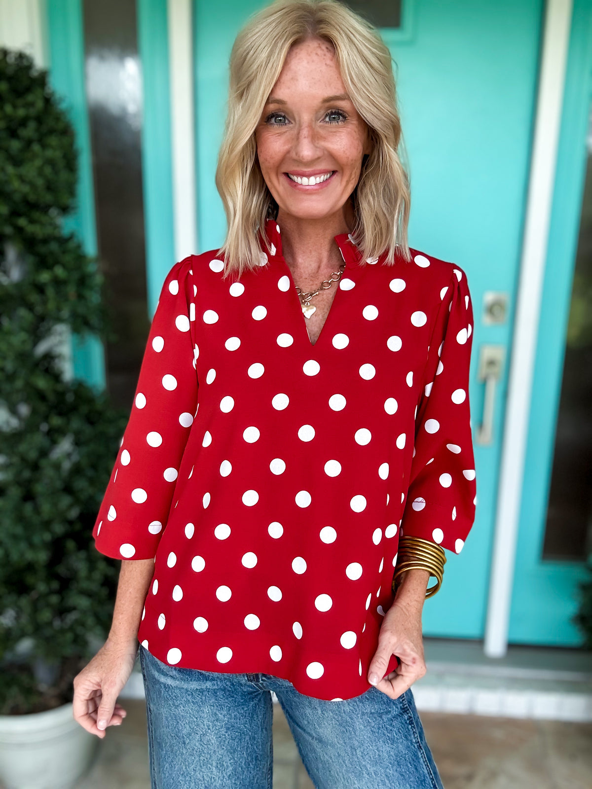 Dotty Delight Blouse