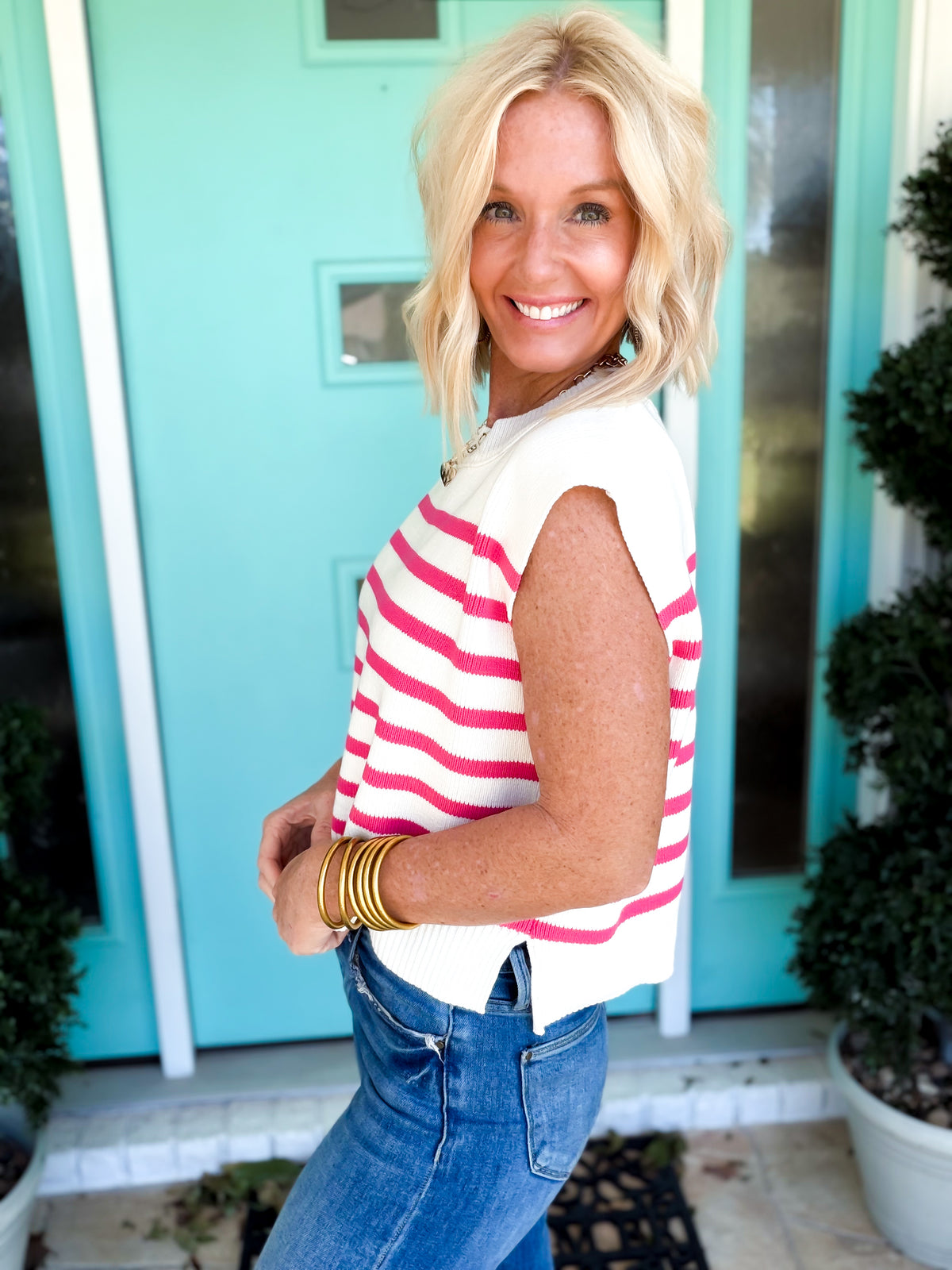 Easy Stripe Vibes Sweater