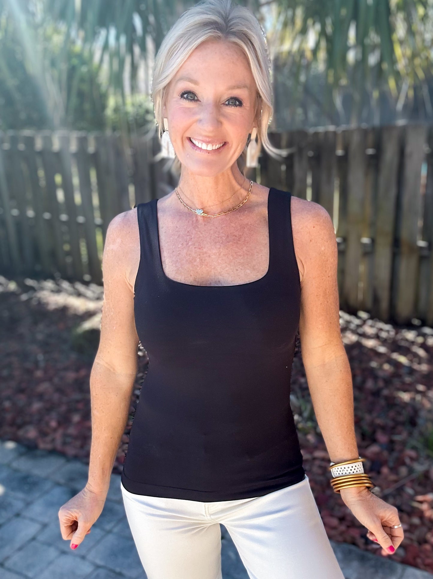 Seamless Square Neck Buttery Tank