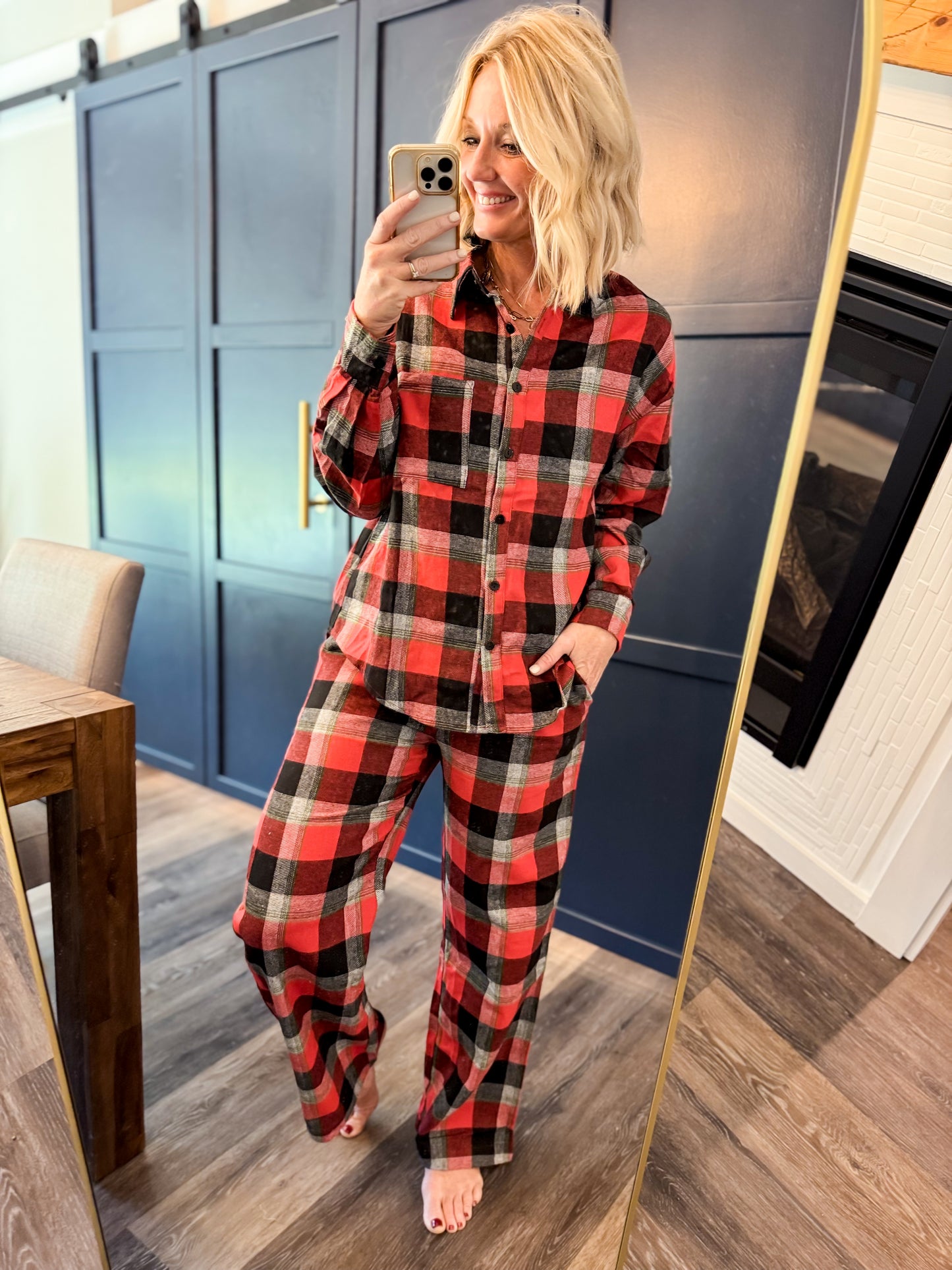 Home for the Holidays Flannel Set