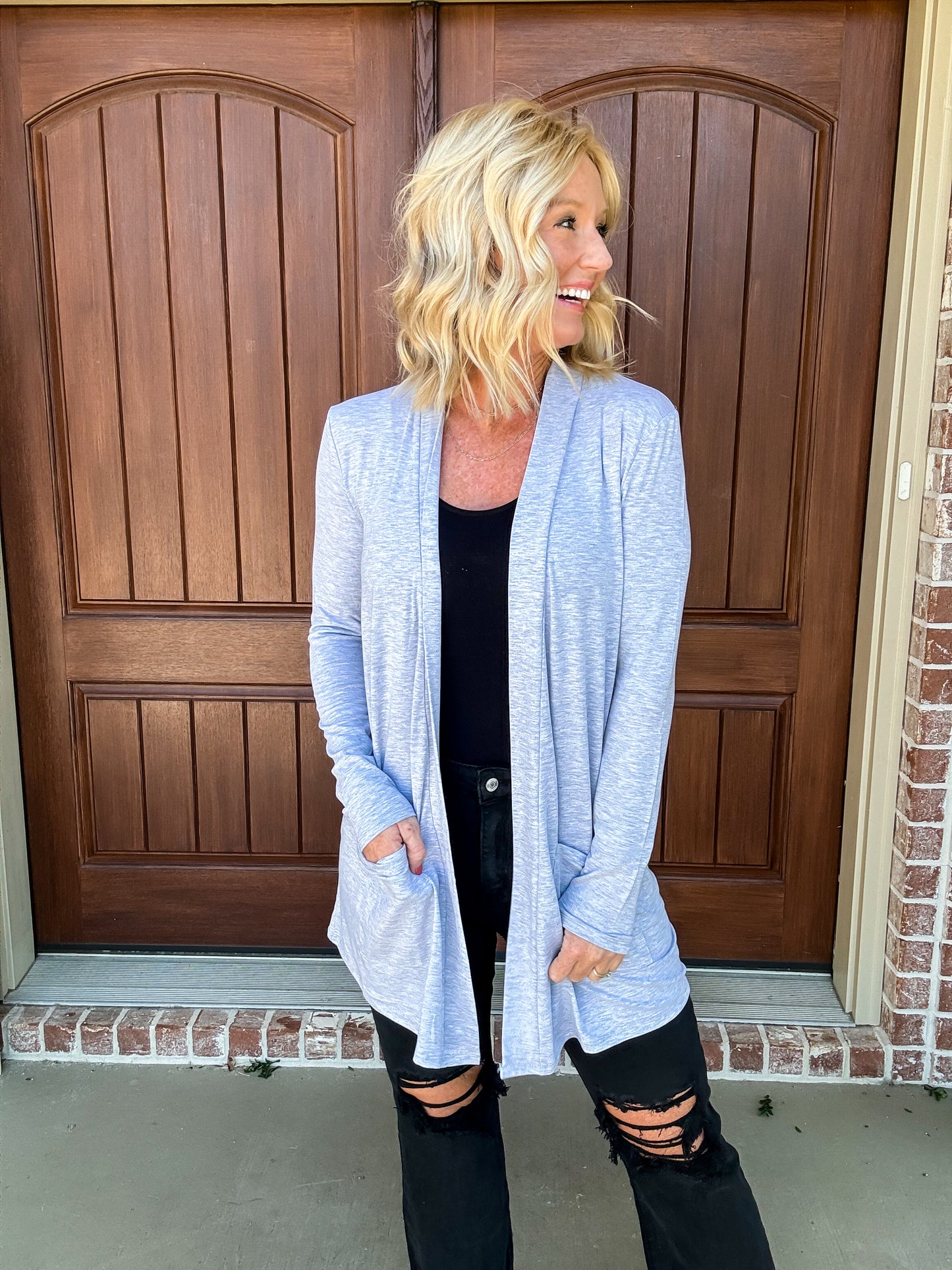 Saylor Slouchy Pocket Cardigan