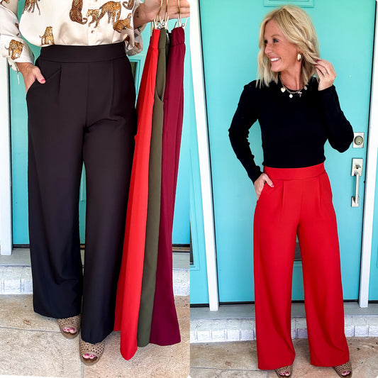Almost 5 O’clock Stretchy Waist Dress Pants