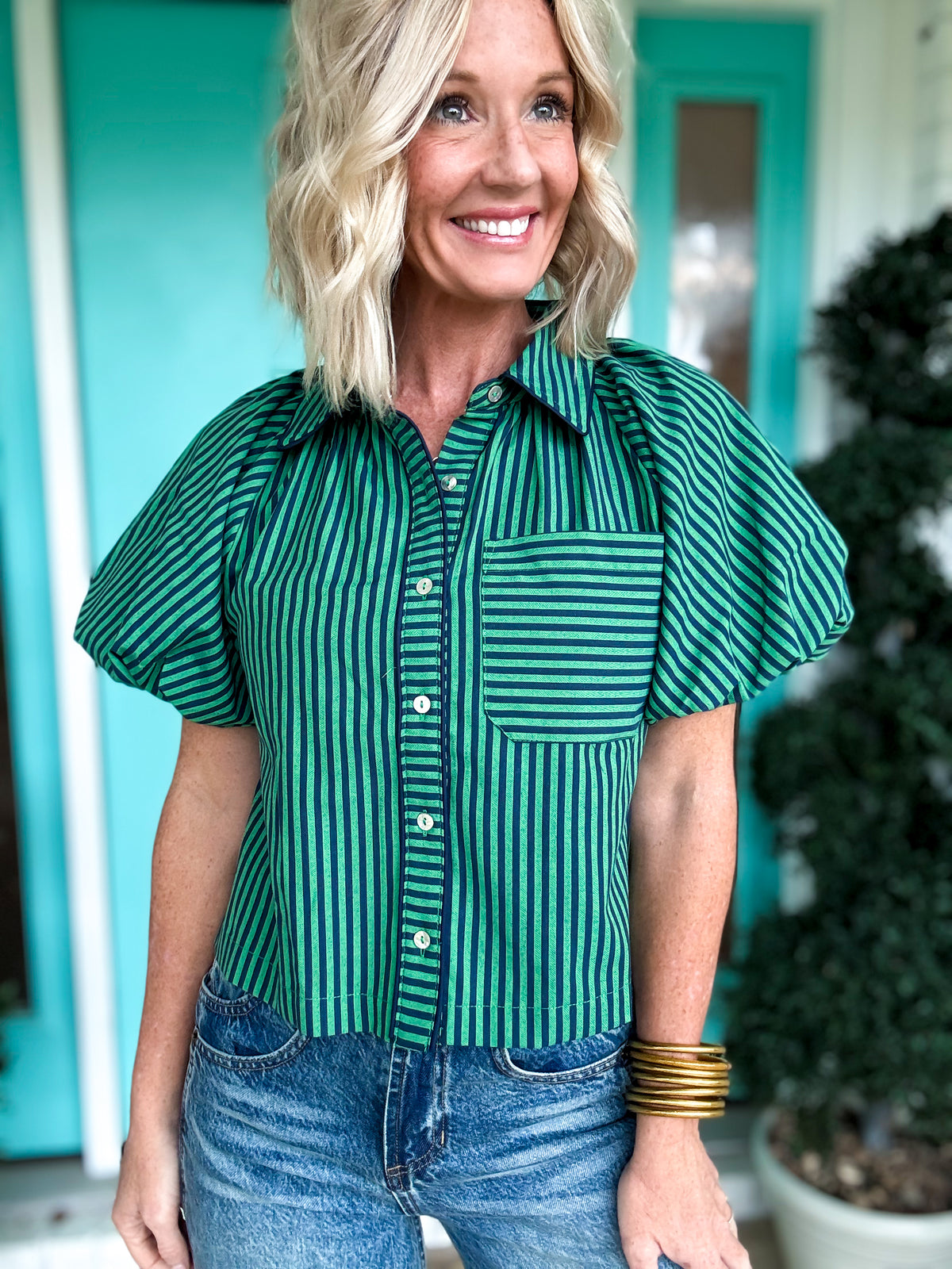 The Prep Puff Blouse