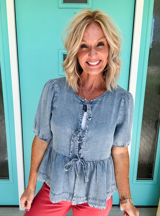 Pretty in Puff Sleeve Top