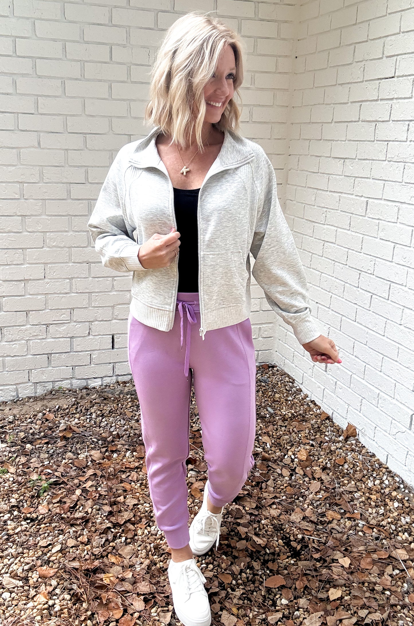 Luxurious Scuba Joggers -- Lavender