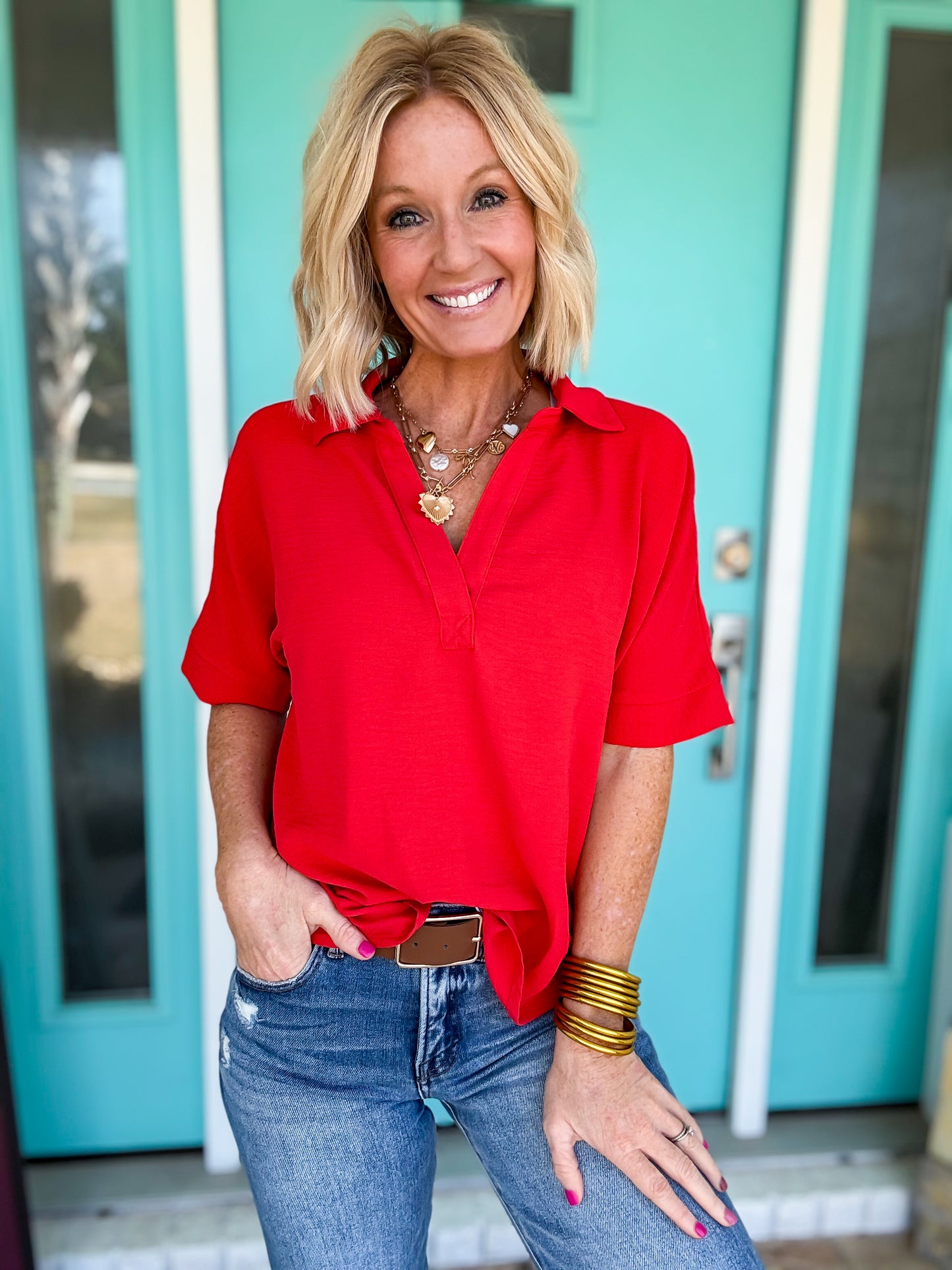 Breeze Through Work Blouse