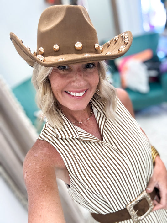 The Studded Cowgirl Hat