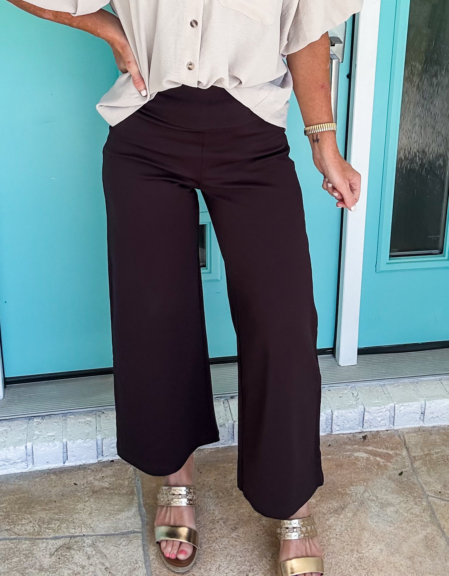 Bella Wide Leg Flex Dress Pants *stretch*