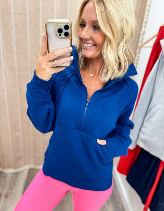 Cozy Details Fleece Pullover