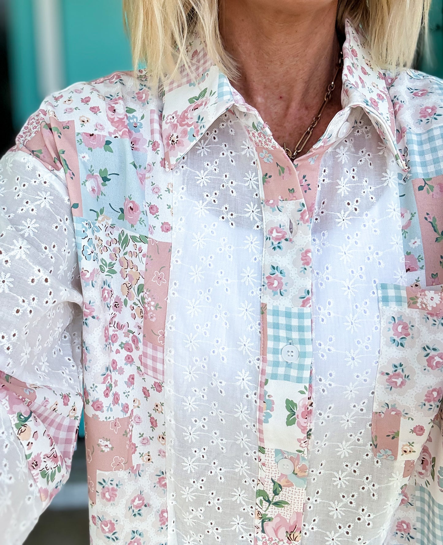 Main Character Floral Button Up