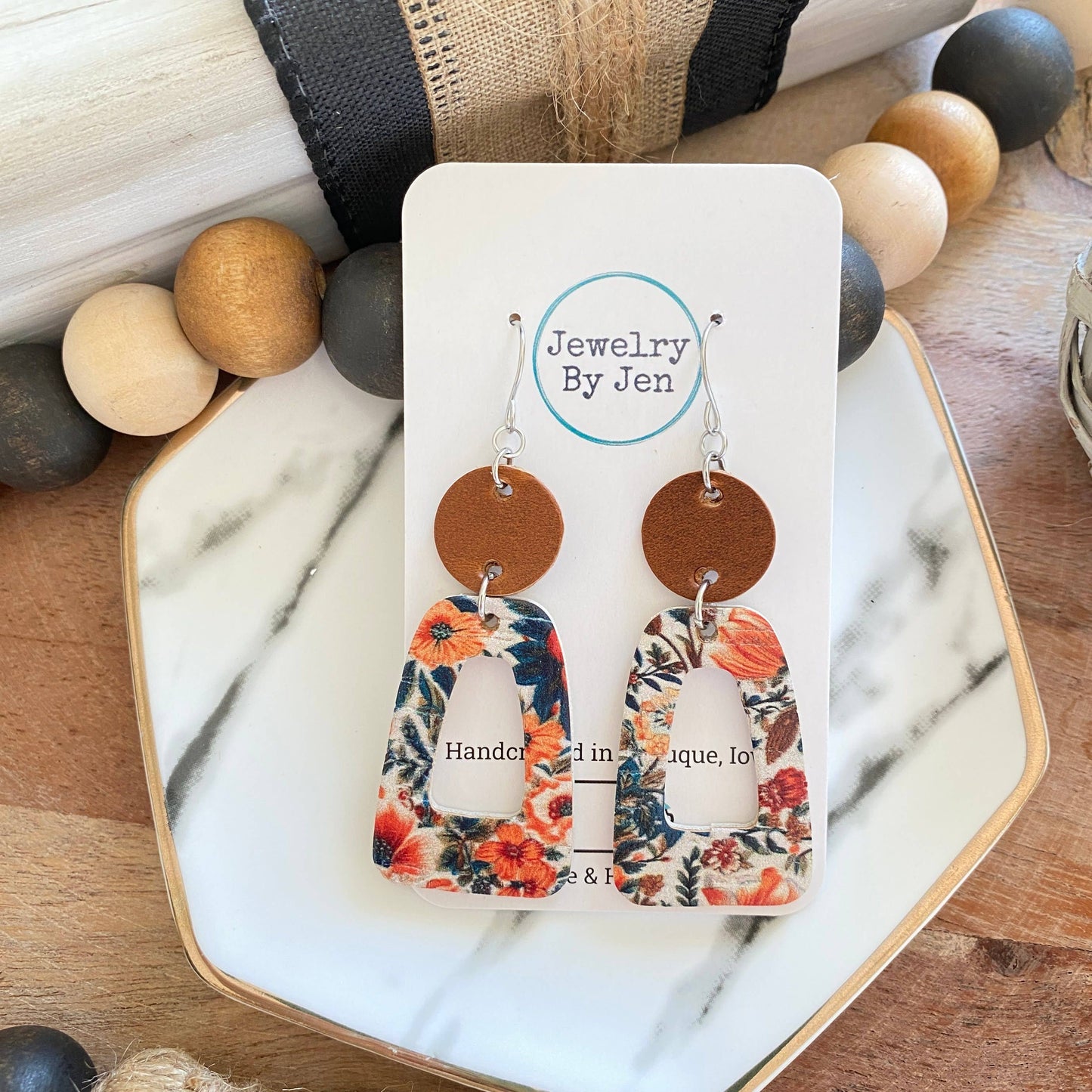 Trixie Earrings: Fall Garden