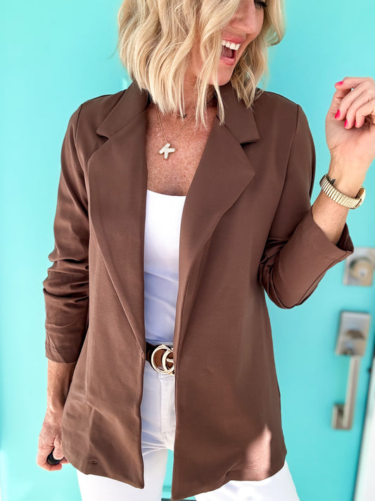 The Bella Flex Blazer *stretchy*