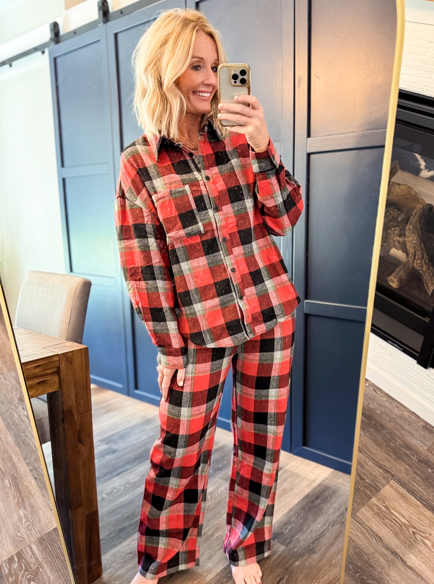 Home for the Holidays Flannel Set