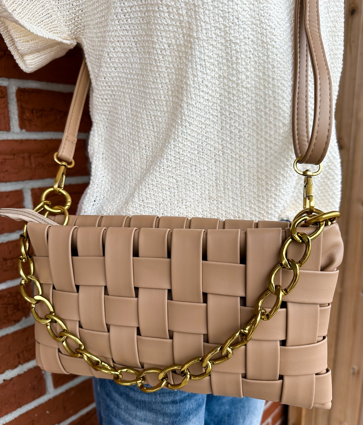 Woven Weaved Shoulder Bag