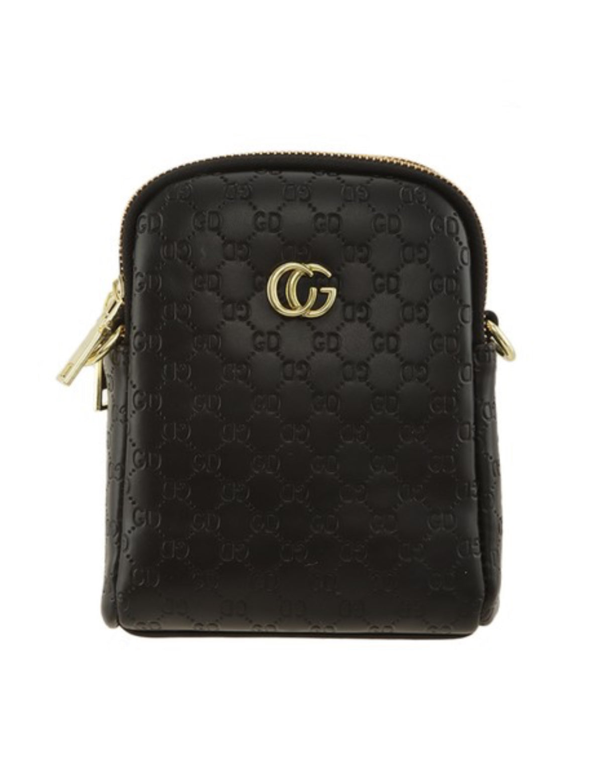 CG Buckle Quilted Crossbody Bag